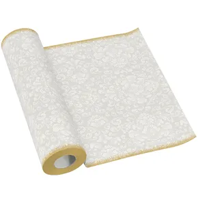 Stredový pás PAW AIRLAID 40cm x 24m Rococo White